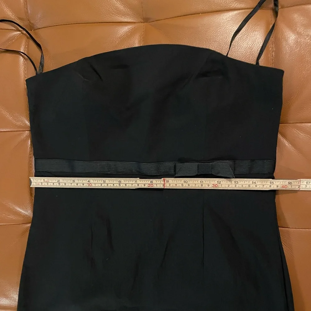 Express Stretch Strapless Dress. Black. Size 10. EUC. Measurements in pictures. - Picture 9 of 13